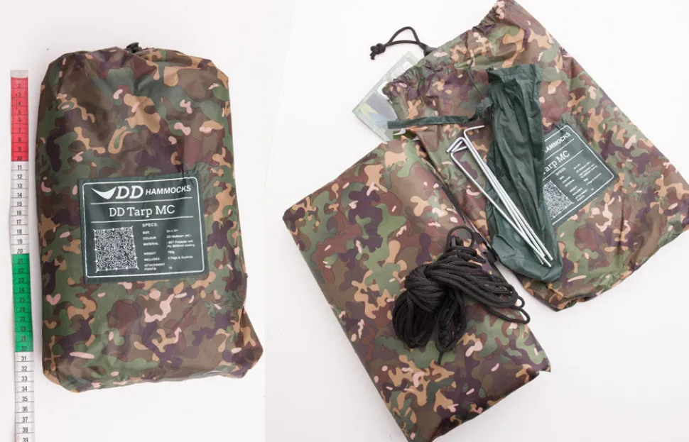 DD Hammocks 3x3 Tarp laavukangas, DD Multicam