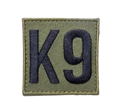Varusteleka K9 moraalimerkki