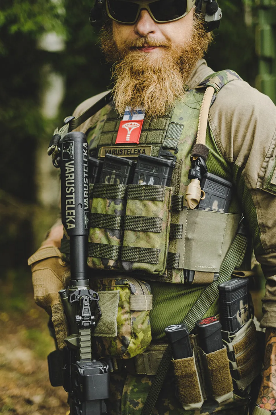 Varusteleka PC18 Plate Carrier, elastinen lipastasku-cummerbund